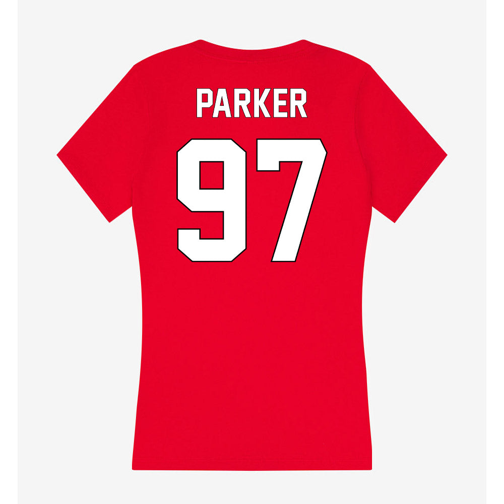 Maryland - undefined : Jayvon Parker - Women's V-Neck T-Shirt-1