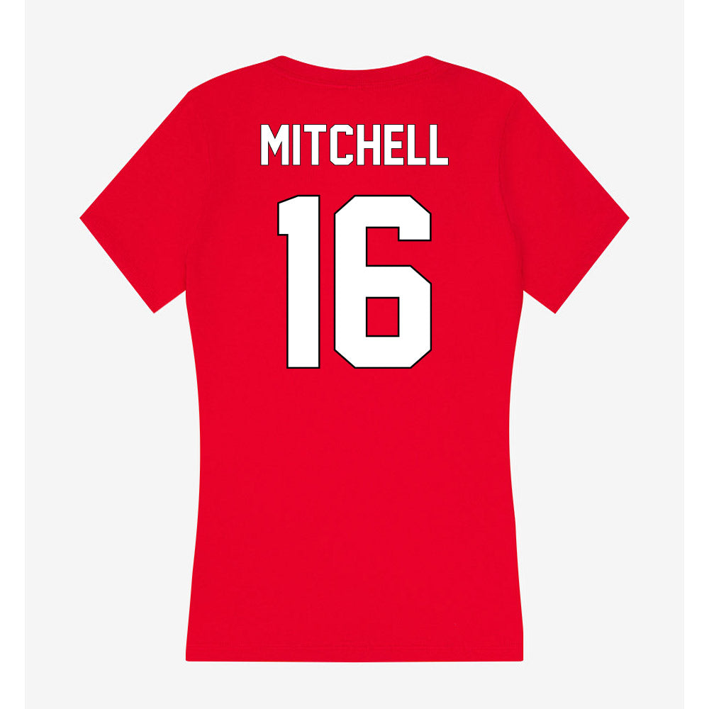 Maryland - NCAA Women's Field Hockey : Lily Mitchell - Women's V-Neck T-Shirt-1
