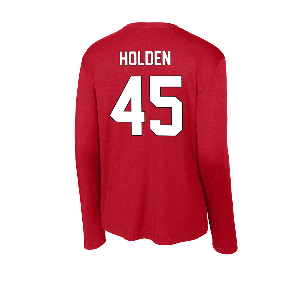 Maryland - Men's Basketball Alumni : Tahj Holden - Activewear Long Sleeve T-Shirt-1
