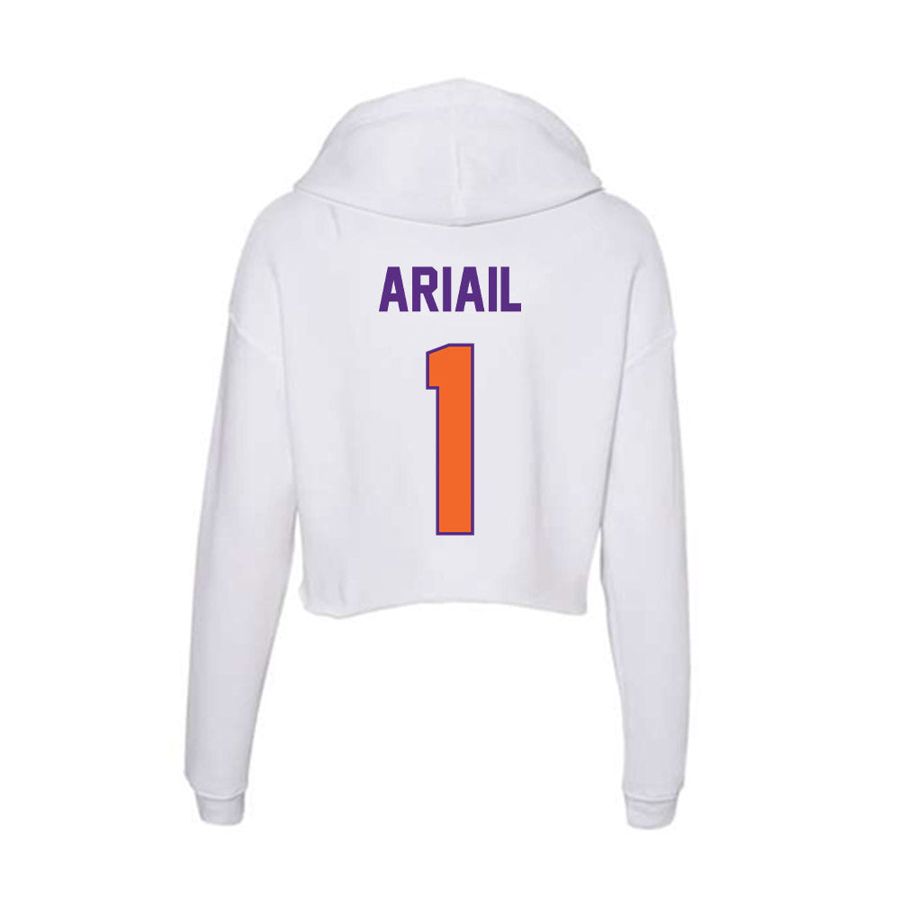 Clemson - NCAA Softball : Kennedy Ariail - Women's Crop Fleece Hoodie-1