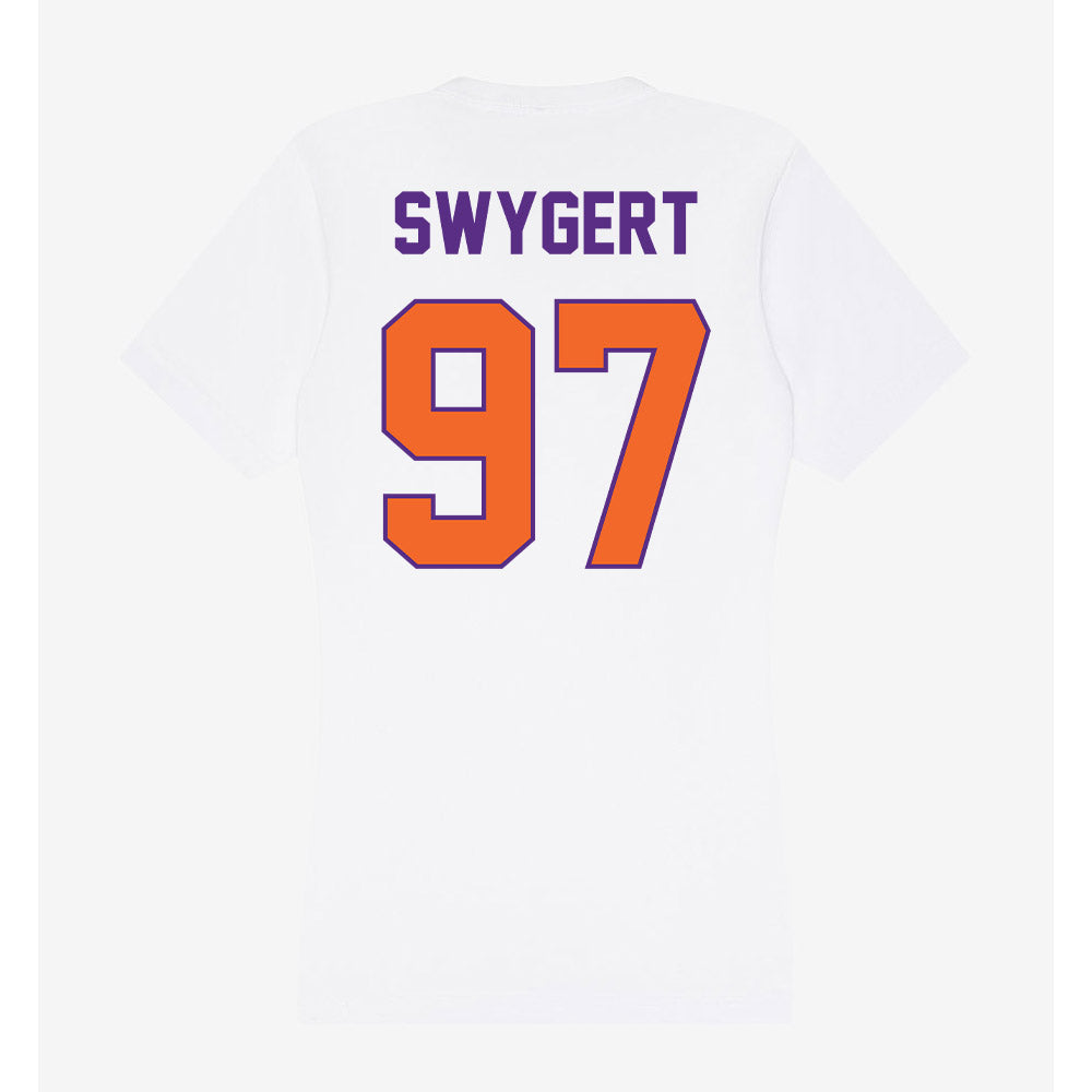 Clemson - NCAA Football : Patrick Swygert - Women's V-Neck T-Shirt-1