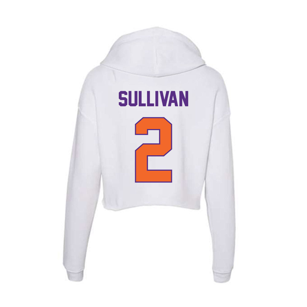 Clemson - NCAA Baseball : Briggs SULLIVAN - Women's Crop Fleece Hoodie-1