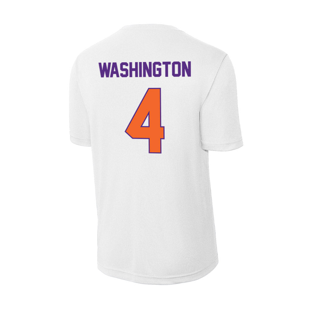 Clemson - NCAA Women's Volleyball : Brianna Washington - Activewear T-Shirt-1