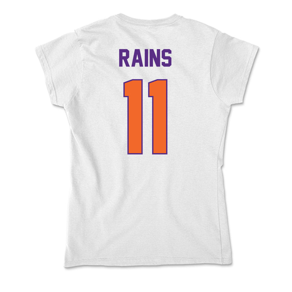 Clemson - NCAA Women's Volleyball : Addisen Rains - Soft Style Women’s T-Shirt-1