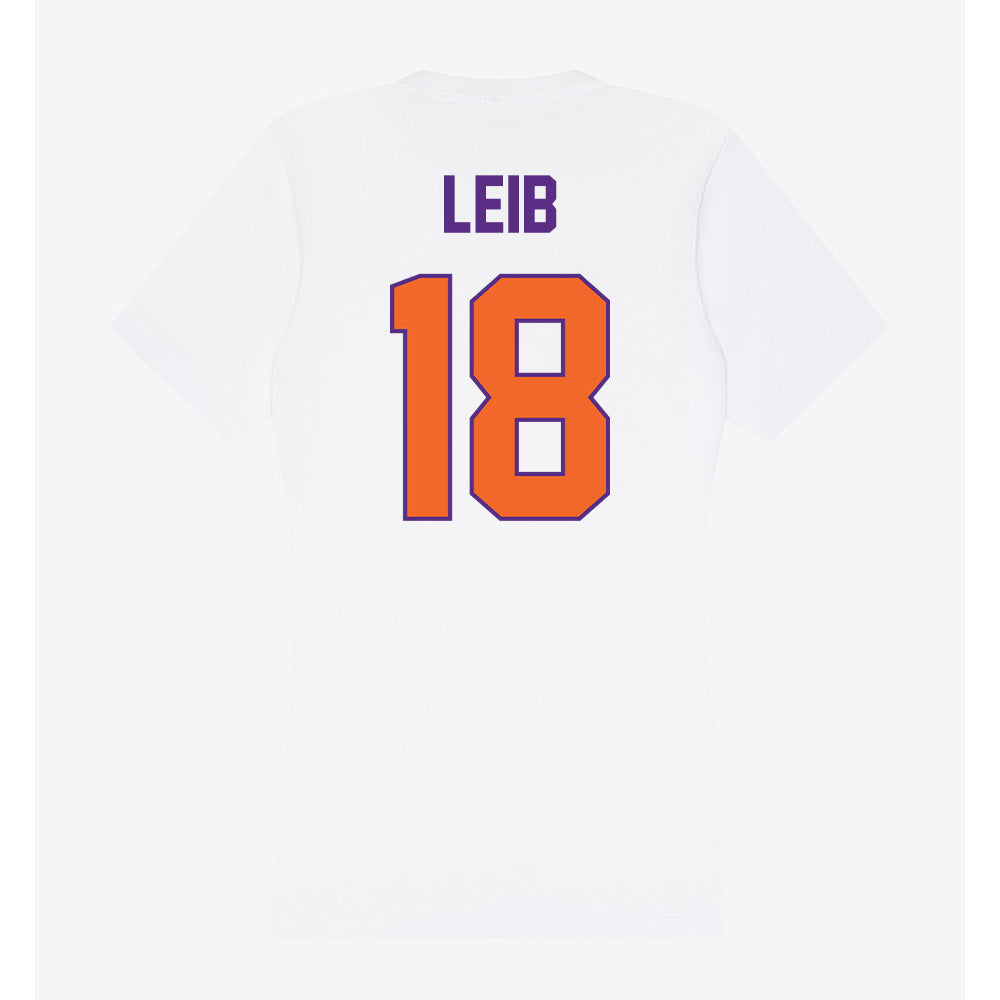 Clemson - NCAA Men's Soccer : Matthias Leib - Women's V-Neck T-Shirt-1