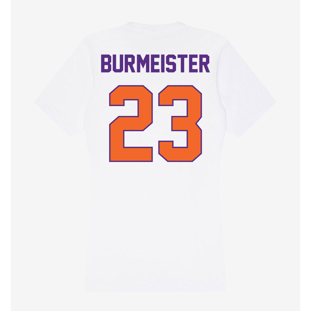 Clemson - NCAA Softball : Sophia Burmeister - Women's V-Neck T-Shirt-1