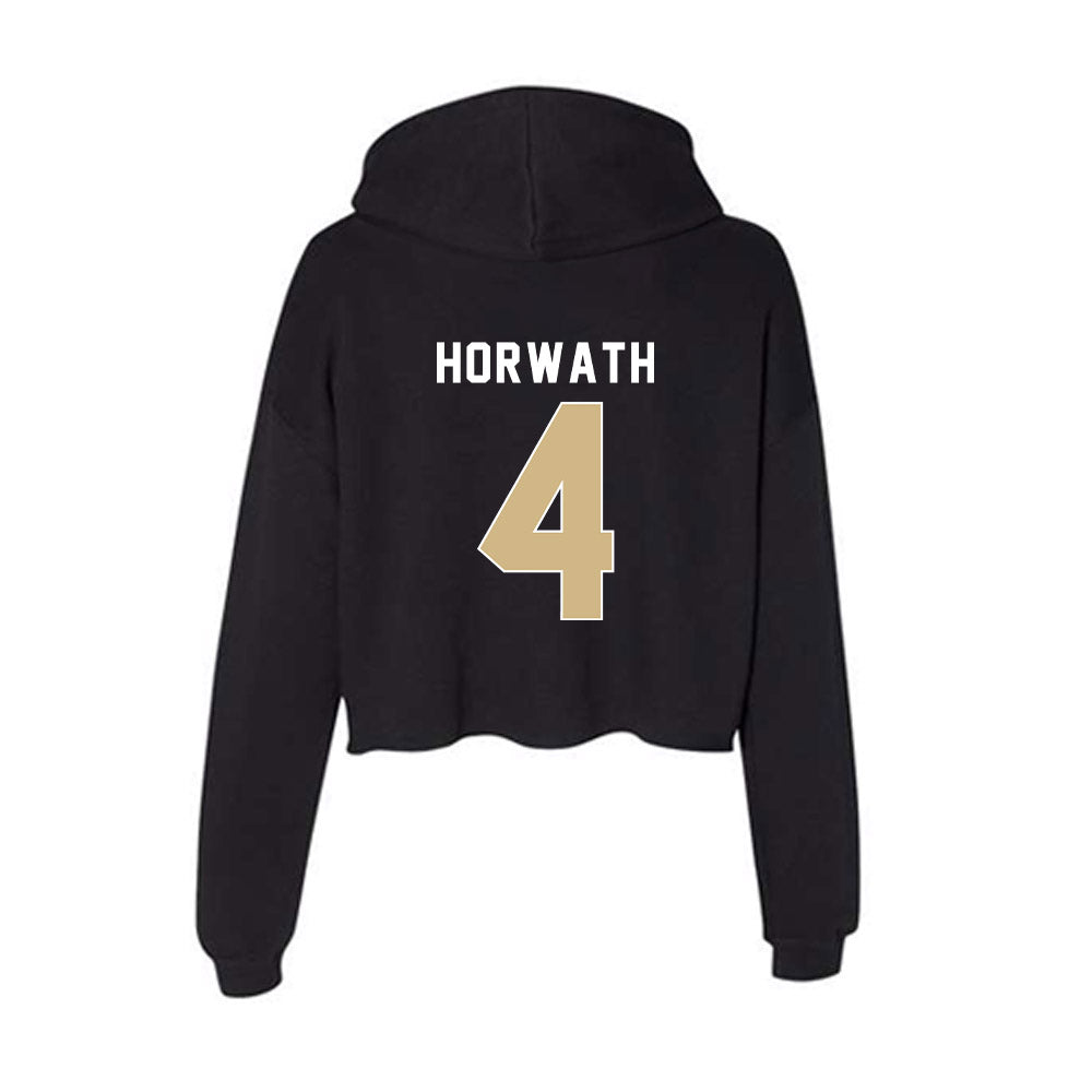 FSU - NCAA Beach Volleyball : Jess Horwath - Women's Crop Fleece Hoodie-1