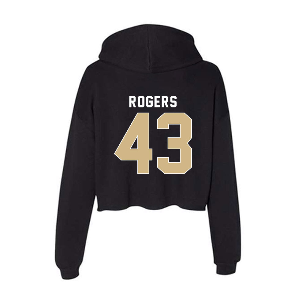 FSU - NCAA Football : Trent Rogers - Women's Crop Fleece Hoodie-1