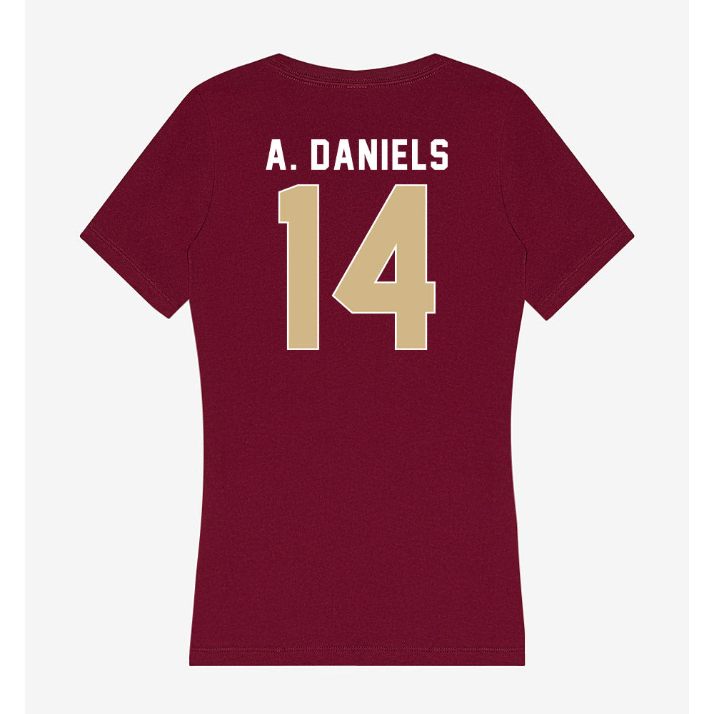 FSU - NCAA Football : Ashton Daniels - Women's V-Neck T-Shirt-1
