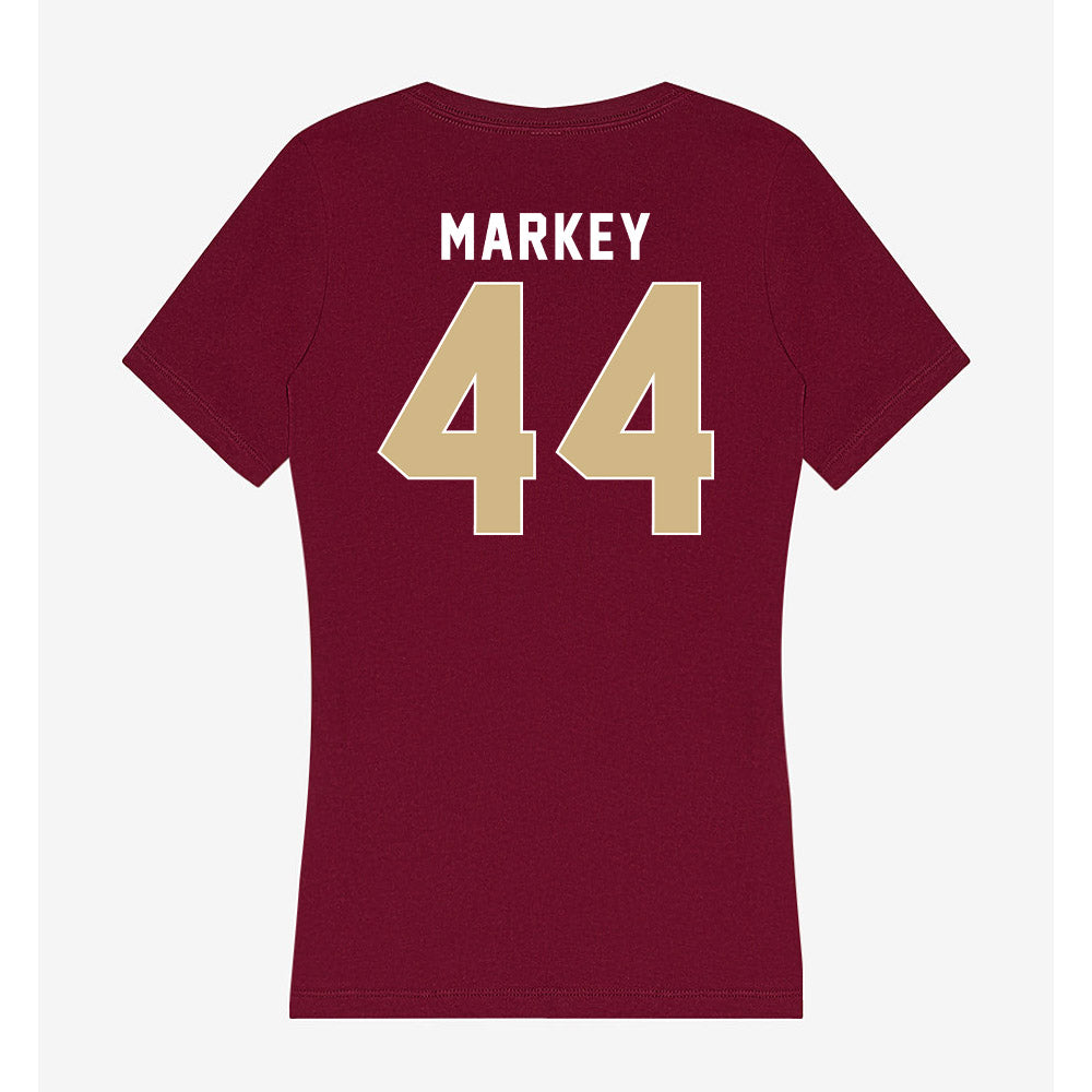FSU - NCAA Football : Gavin Markey - Women's V-Neck T-Shirt-1