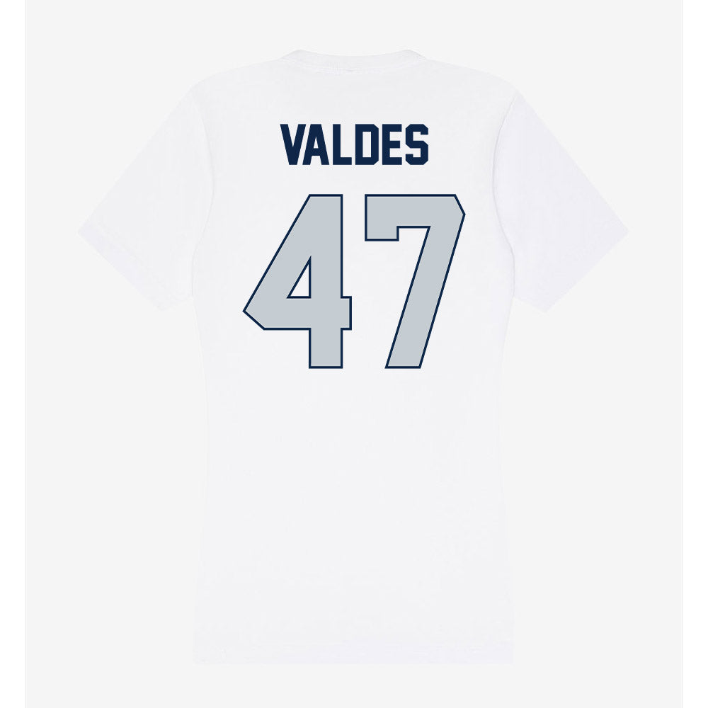 Samford - NCAA Football : Daniel Valdes - Women's V-Neck T-Shirt-1