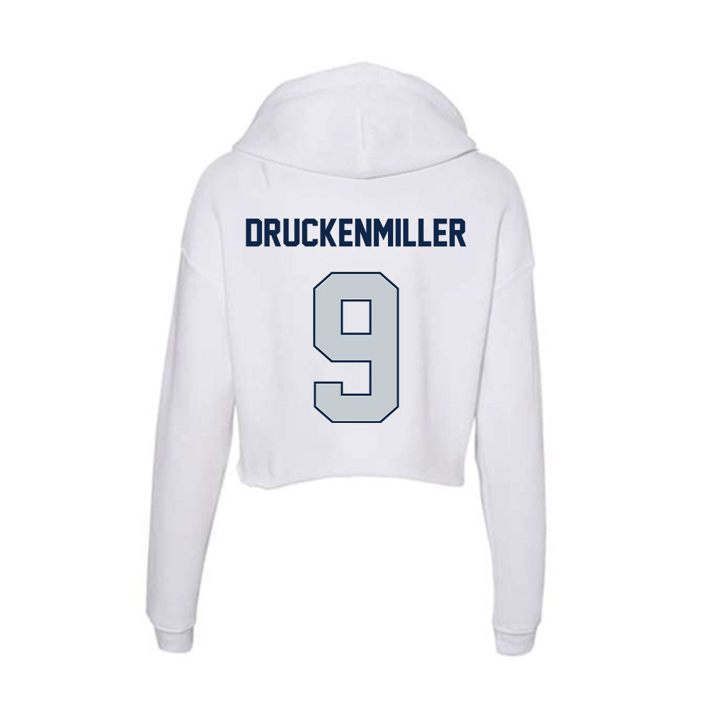Samford - NCAA Baseball : Drew Druckenmiller - Women's Crop Fleece Hoodie-1