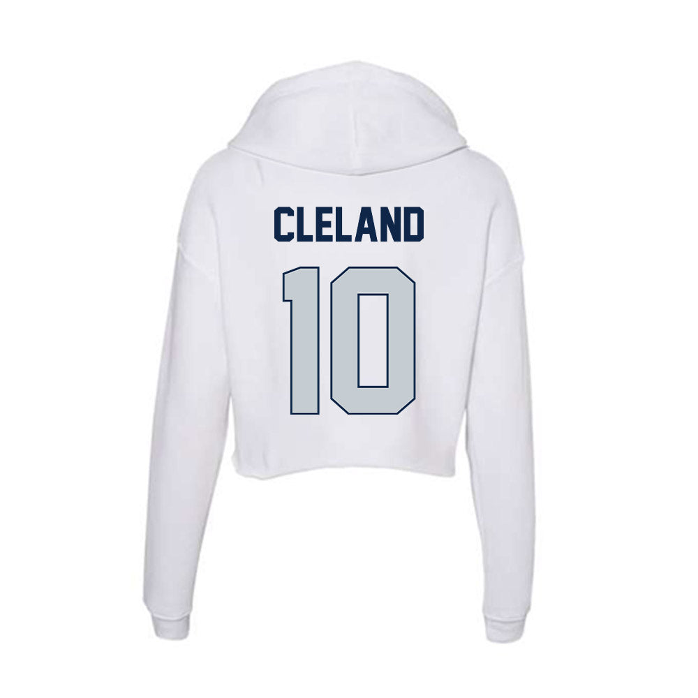 Samford - NCAA Football : Coulter Cleland - Women's Crop Fleece Hoodie-1