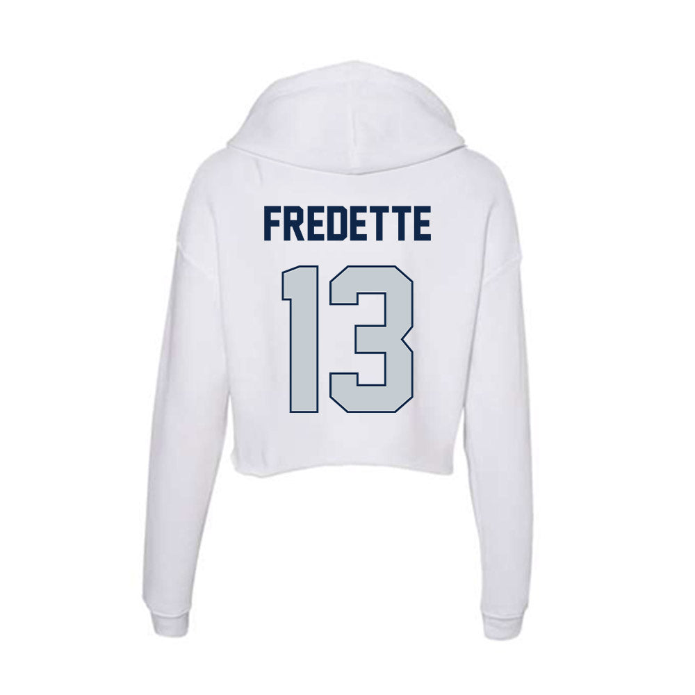 Samford - NCAA Baseball : Michael Fredette - Women's Crop Fleece Hoodie-1
