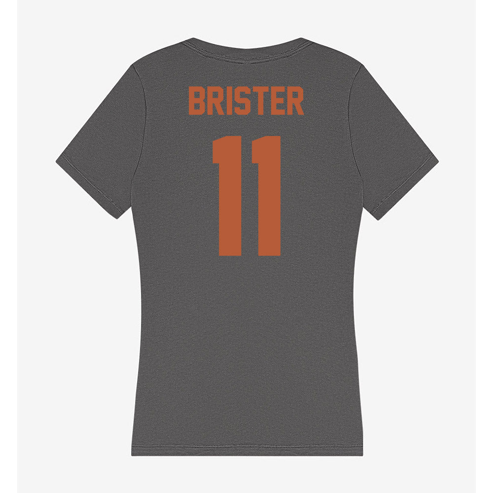 Texas - NCAA Softball : Shylien Brister - Women's V-Neck T-Shirt-1