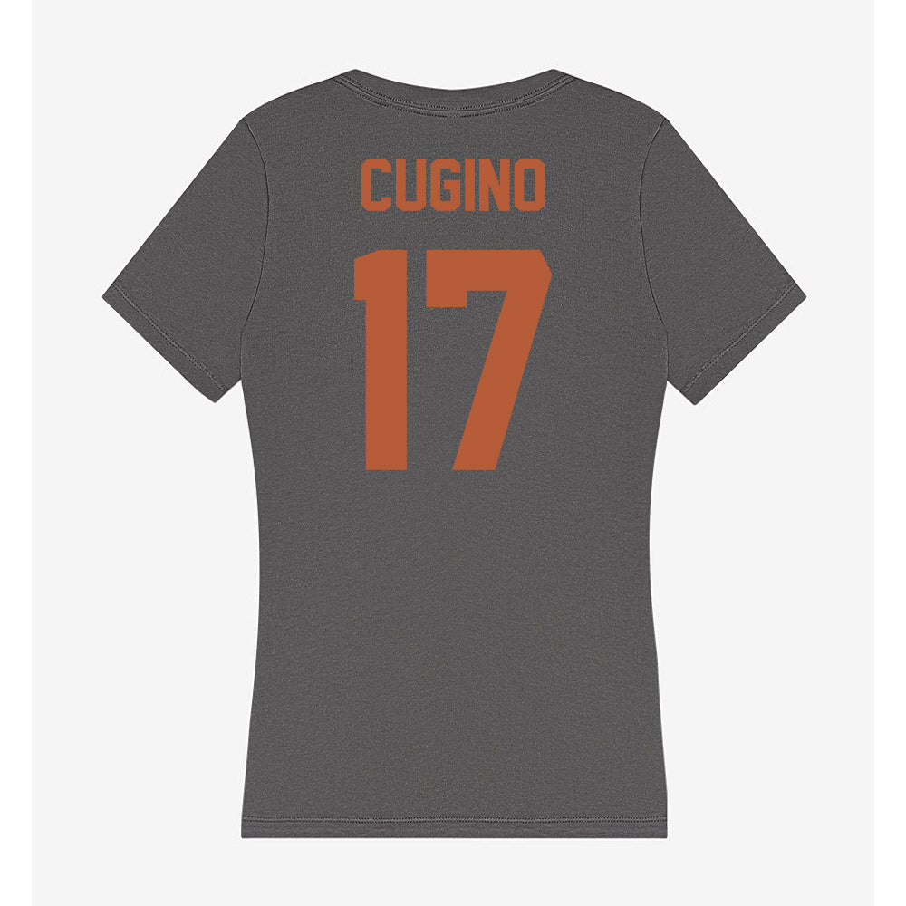 Texas - NCAA Women's Volleyball : Emma Cugino - Women's V-Neck T-Shirt-1