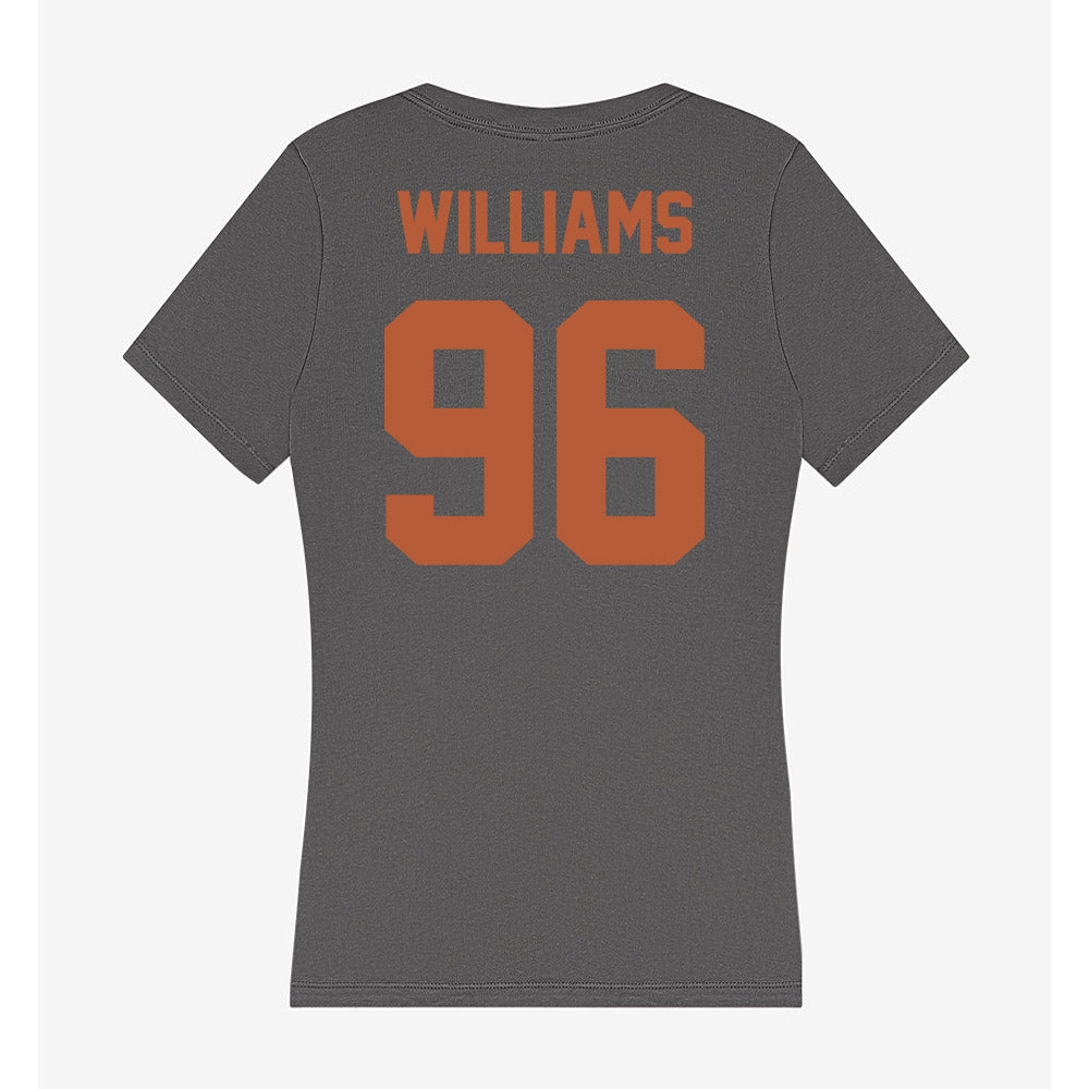 Texas - NCAA Football : Zion Williams - Women's V-Neck T-Shirt-1