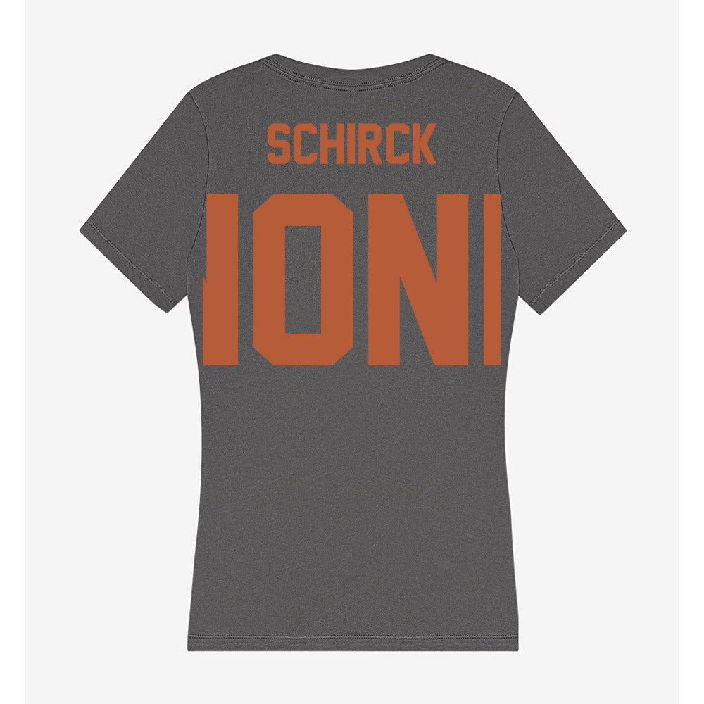 Texas - NCAA Men's Track & Field : Brandon Schirck - Women's V-Neck T-Shirt-1