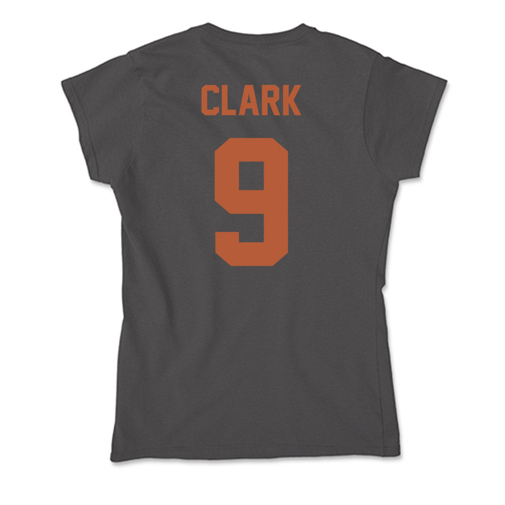Texas - NCAA Men's Basketball : John Clark - Soft Style Women’s T-Shirt-1