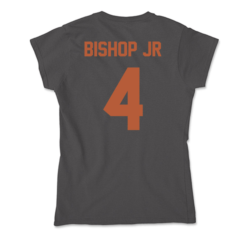 Texas - NCAA Football : Jermaine Bishop Jr - Soft Style Women’s T-Shirt-1