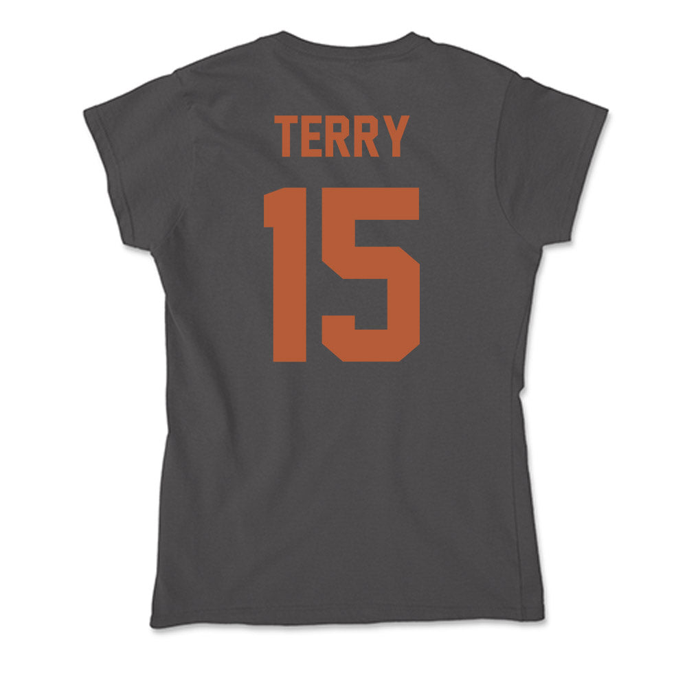 Texas - NCAA Football : Justus Terry - Soft Style Women’s T-Shirt-1