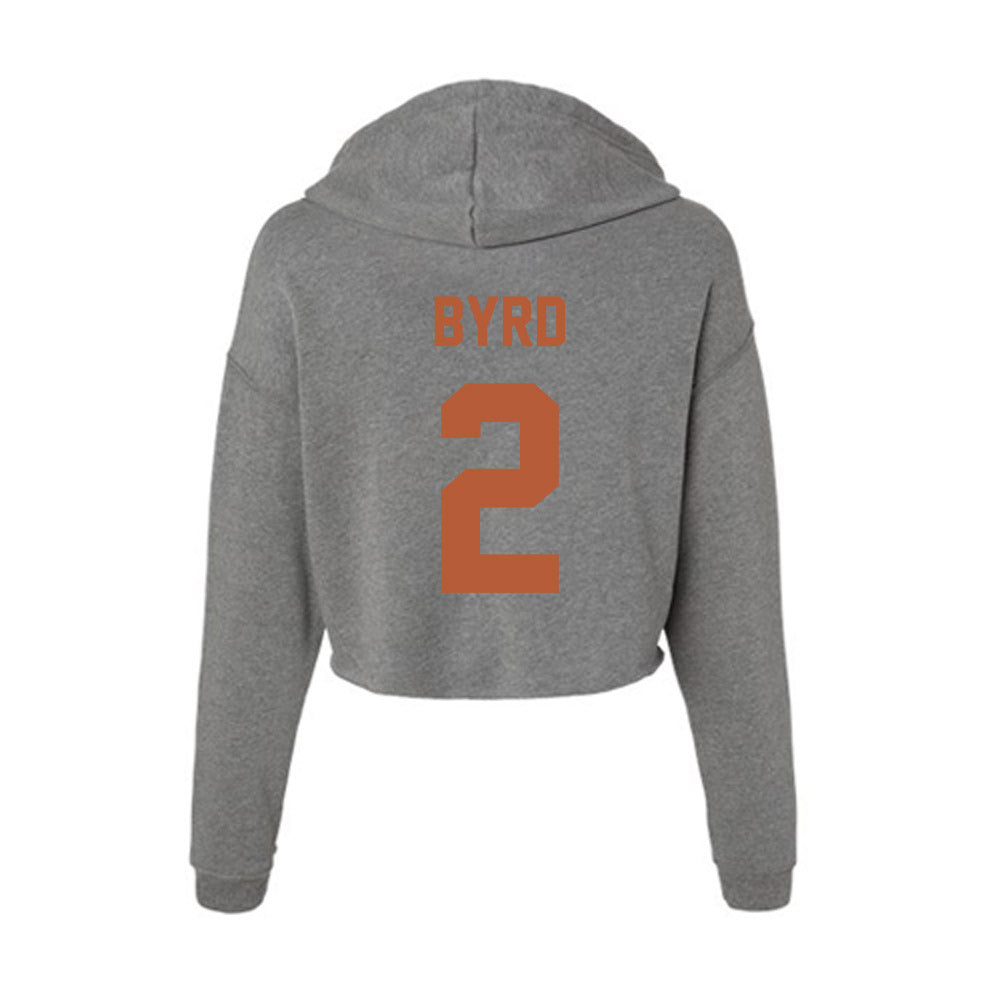 Texas - NCAA Women's Soccer : Cameron Byrd - Women's Crop Fleece Hoodie-1