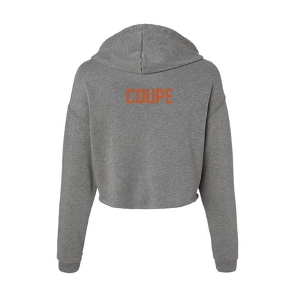 Texas - NCAA Women's Rowing : Freya Coupe - Classic Shersey Women's Crop Fleece Hooded Sweatshirt-1