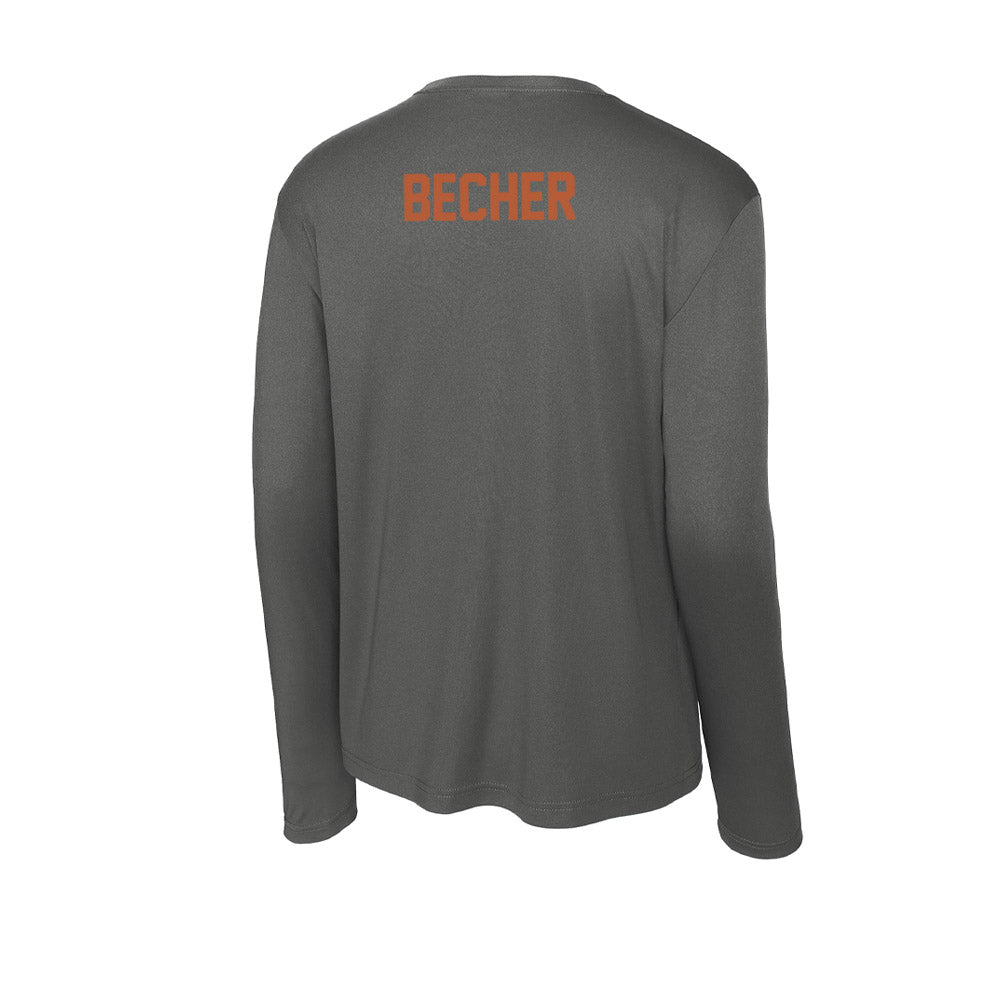Texas - NCAA Women's Rowing : Paula Becher - Activewear Long Sleeve T-Shirt-1