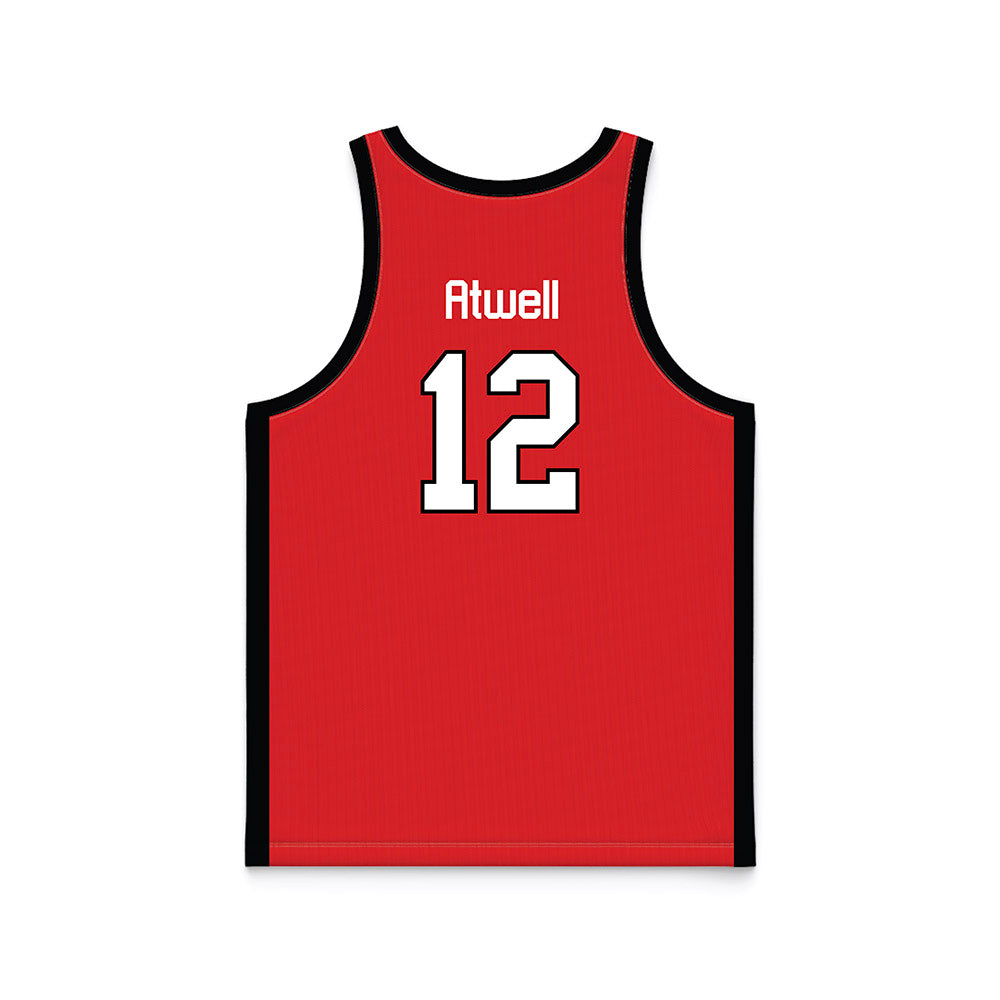 Texas Tech - NCAA Men's Basketball : Donovan Atwell - Basketball Jersey-1