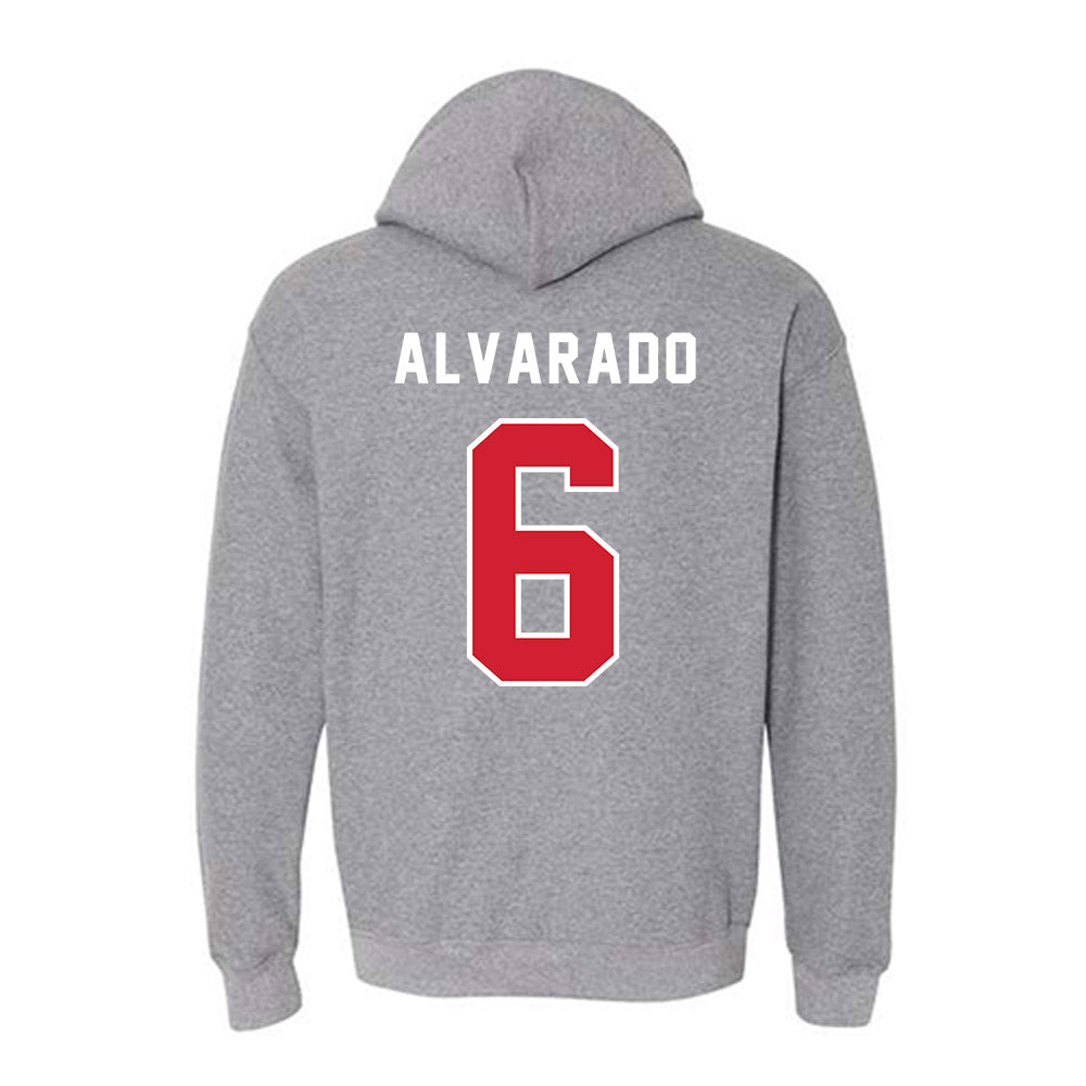 NWOSU - NCAA Women's Soccer : Jazelle Alvarado - Classic Shersey Hooded Sweatshirt-1