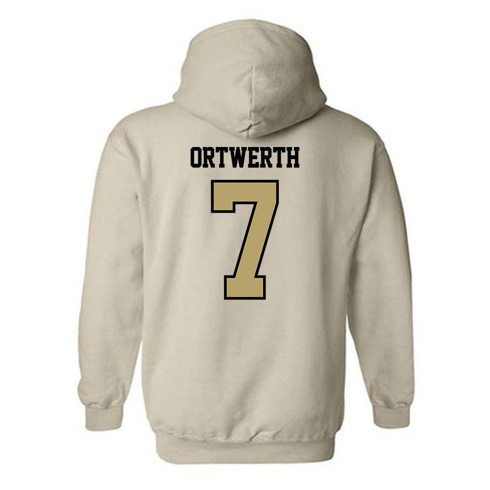 Lindenwood - NCAA Women's Volleyball : Lauren Ortwerth - Classic Shersey Hooded Sweatshirt-1