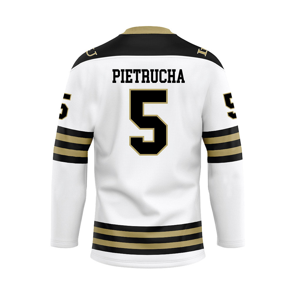 Lindenwood - NCAA Women's Ice Hockey : Nicole Pietrucha - White Hockey Jersey-1