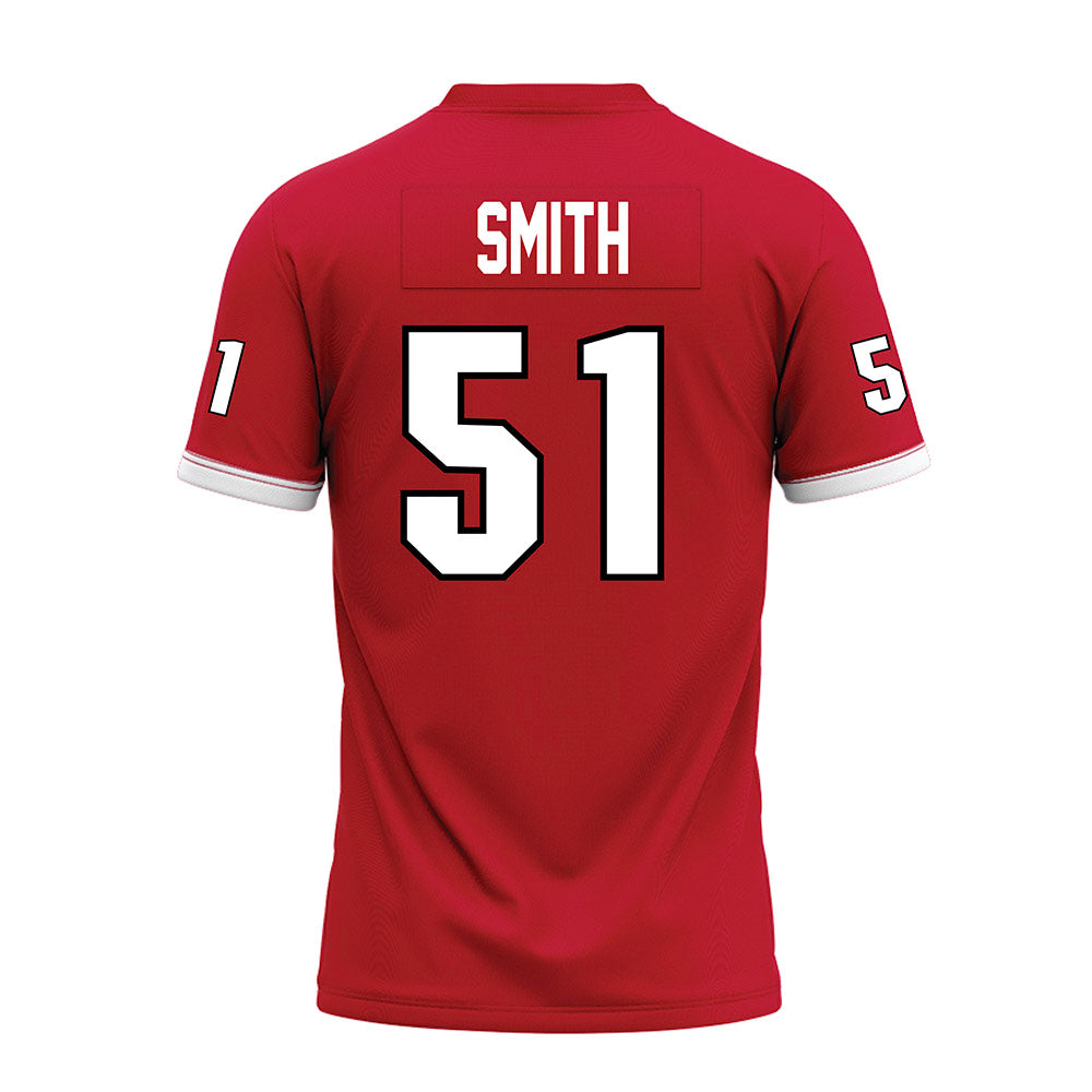 Miami of Ohio - NCAA Football : Eric Smith - Red Premium Football Jersey-1