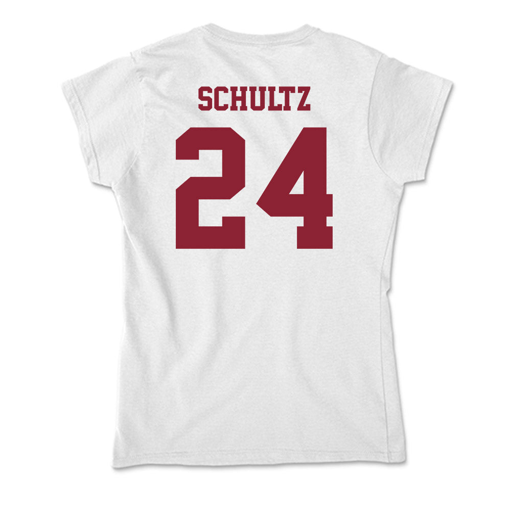 UMass - NCAA Women's Soccer : Amanda Schultz - Soft Style Women’s T-Shirt-1