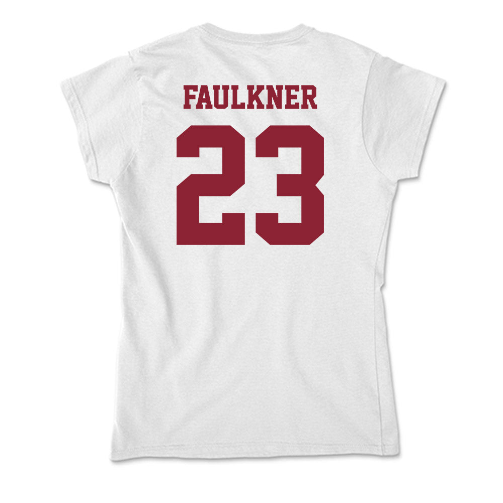 UMass - NCAA Football : Elijah Faulkner - Soft Style Women’s T-Shirt-1