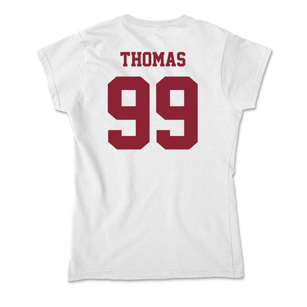 UMass - NCAA Football : Kamarion Thomas - Soft Style Women’s T-Shirt-1