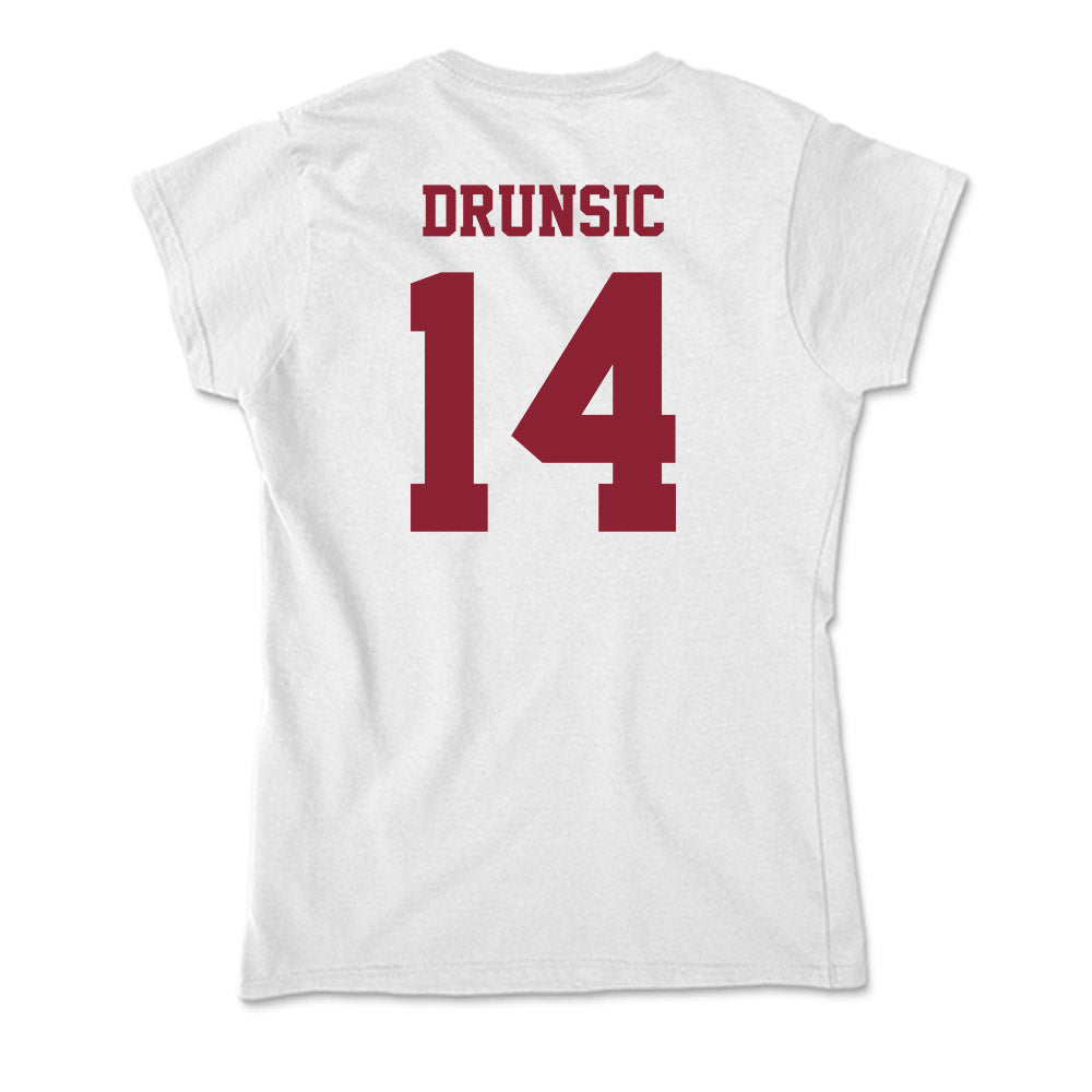 UMass - NCAA Men's Lacrosse : Aiden Drunsic - Soft Style Women’s T-Shirt-1
