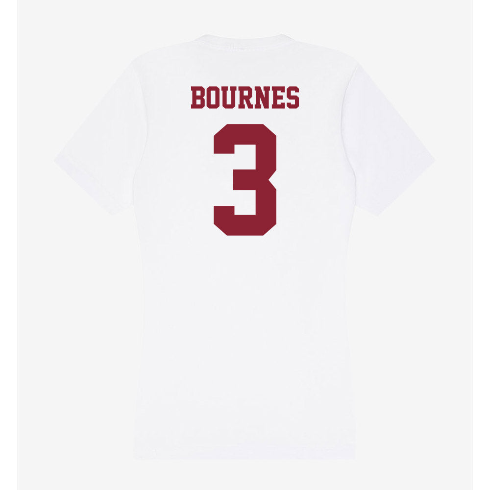 UMass - NCAA Football : Kendall Bournes - Women's V-Neck T-Shirt-1