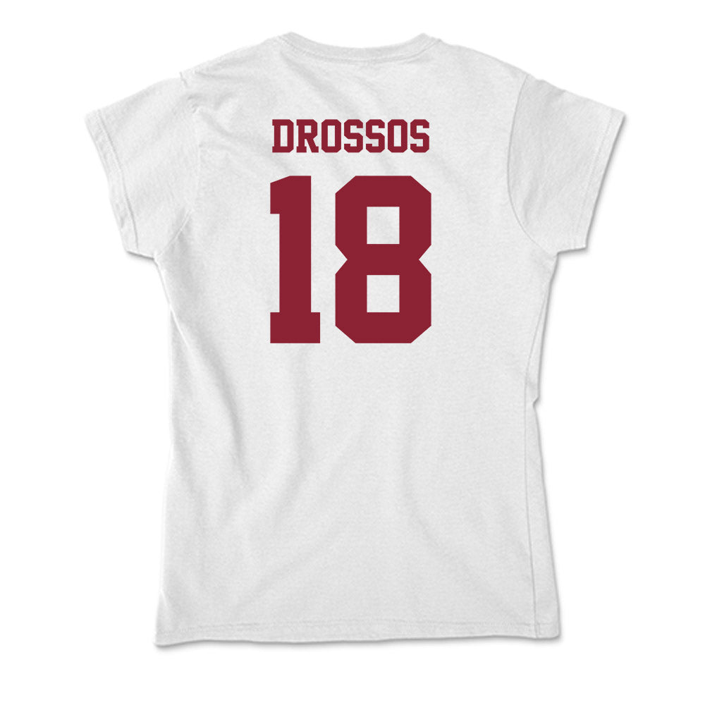 UMass - NCAA Football : Dinos Drossos - Soft Style Women’s T-Shirt-1