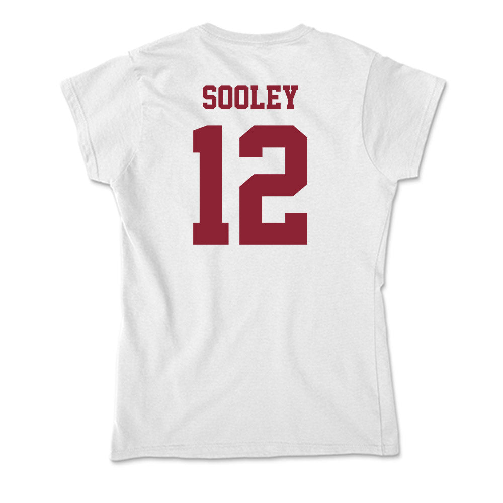 UMass - NCAA Women's Basketball : Kylie Sooley - Soft Style Women’s T-Shirt-1