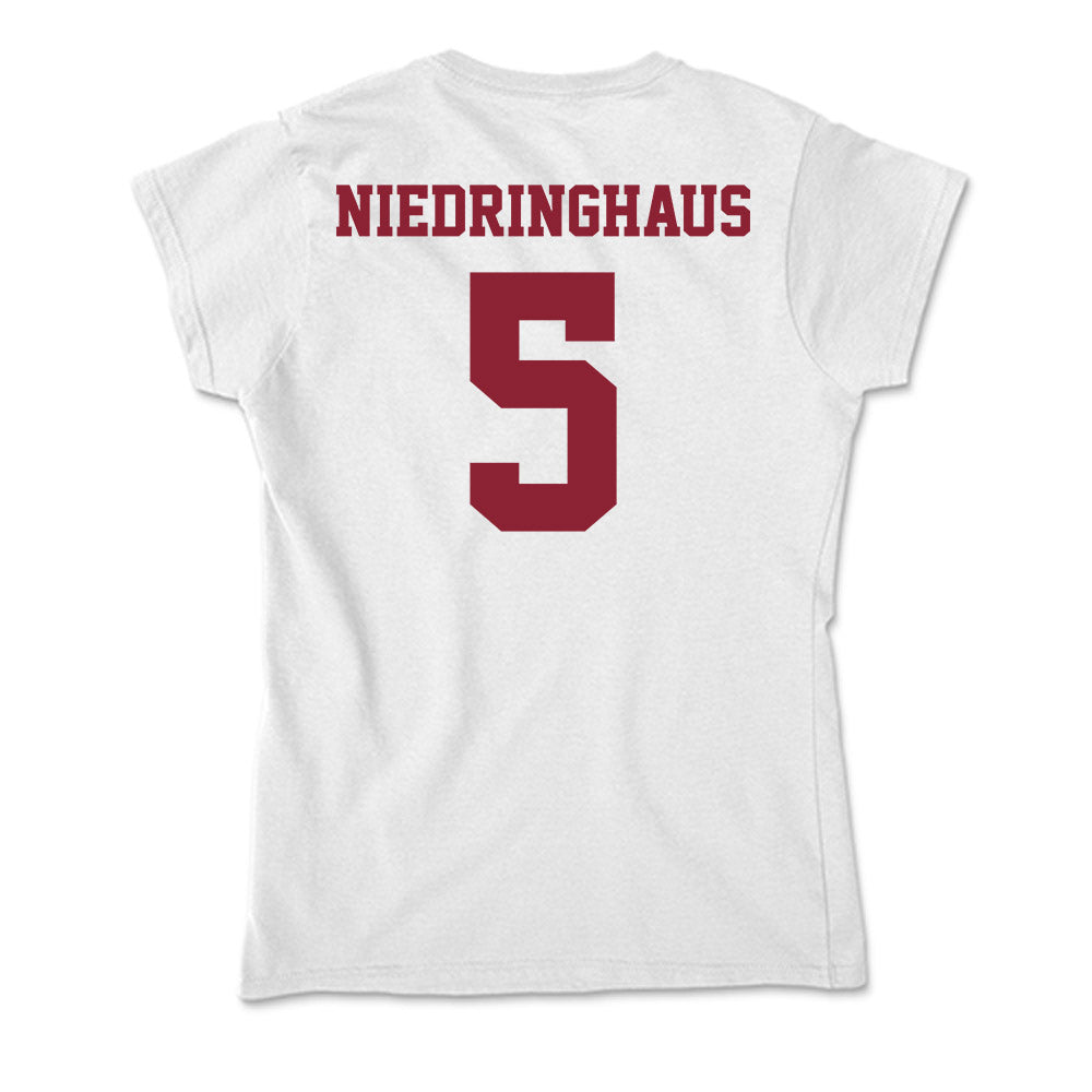 UMass - NCAA Baseball : Jack Niedringhaus - Soft Style Women’s T-Shirt-1