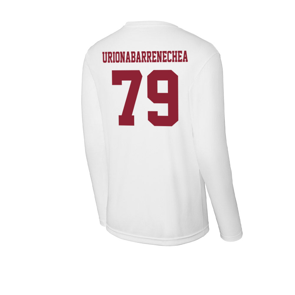 UMass - NCAA Football : Aitor Urionabarrenechea - Activewear Long Sleeve T-Shirt-1