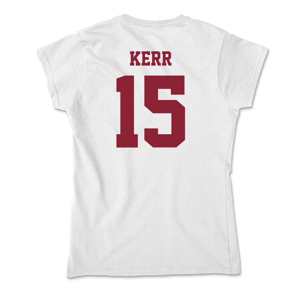 UMass - NCAA Men's Ice Hockey : Justin Kerr - Soft Style Women’s T-Shirt-1