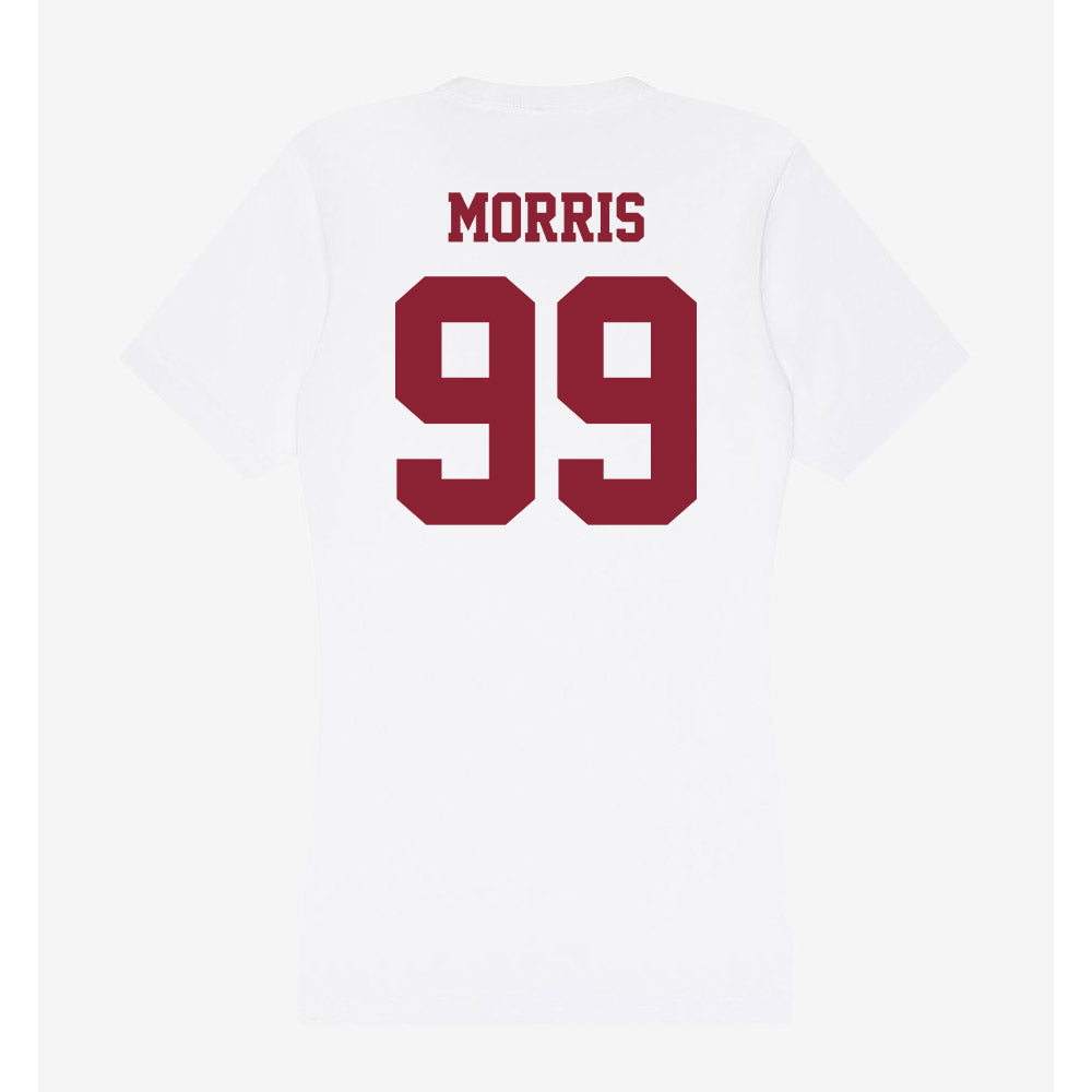 UMass - NCAA Football : Derek Morris - Women's V-Neck T-Shirt-1