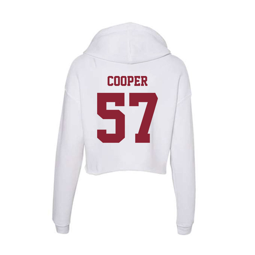 UMass - NCAA Football : Garrett Cooper - Women's Crop Fleece Hoodie-1
