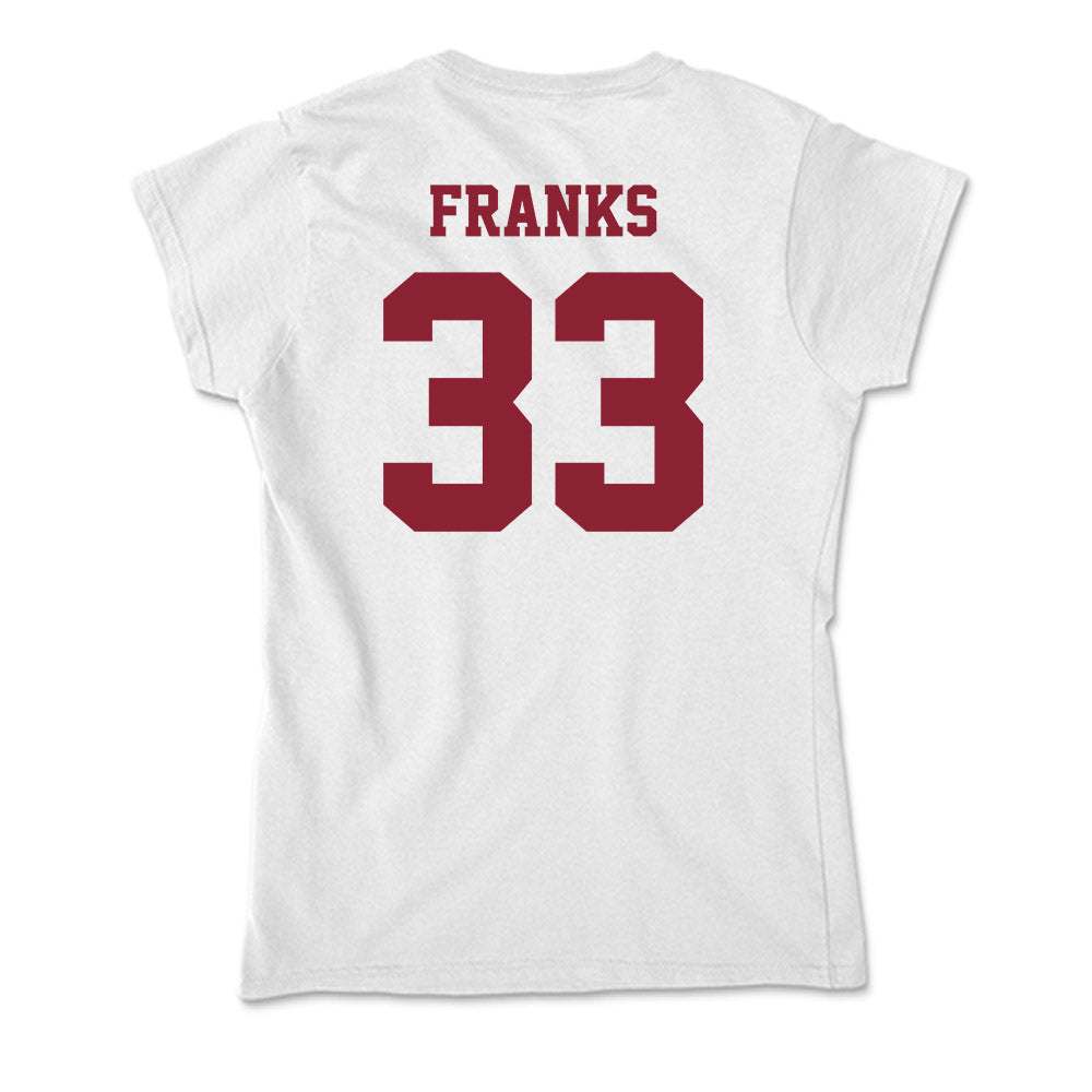 UMass - NCAA Women's Basketball : Ayanna Franks - Soft Style Women’s T-Shirt-1