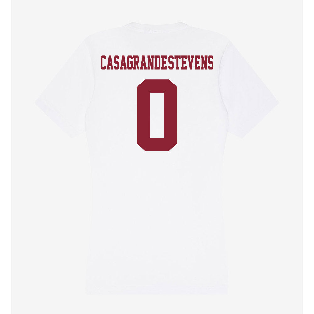 UMass - NCAA Women's Soccer : Ella Casagrande-Stevens - Women's V-Neck T-Shirt-1
