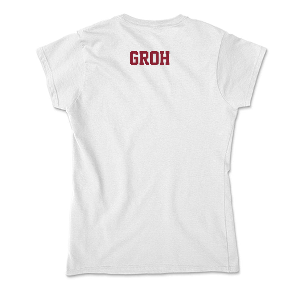 UMass - NCAA Men's Swimming & Diving : Bode Groh - Soft Style Women’s T-Shirt-1