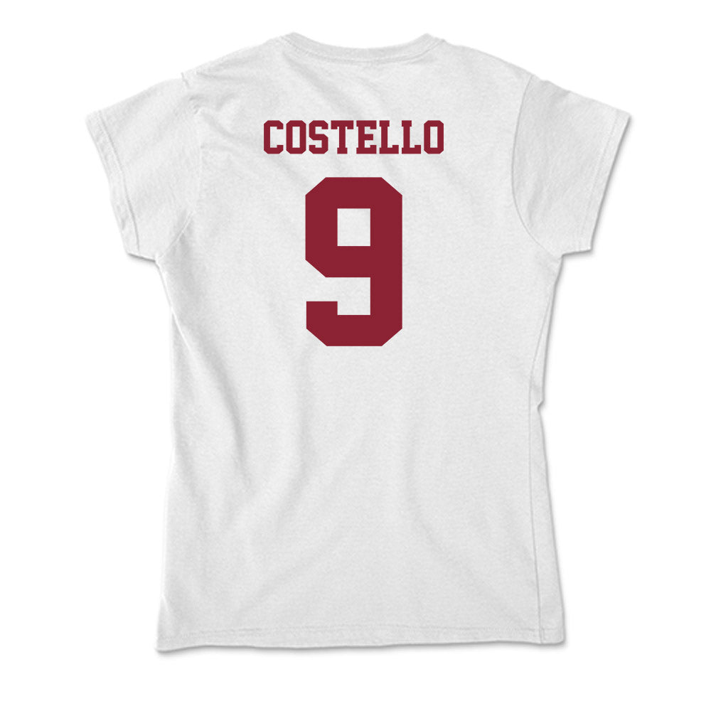 UMass - NCAA Women's Soccer : Peyton Costello - Soft Style Women’s T-Shirt-1