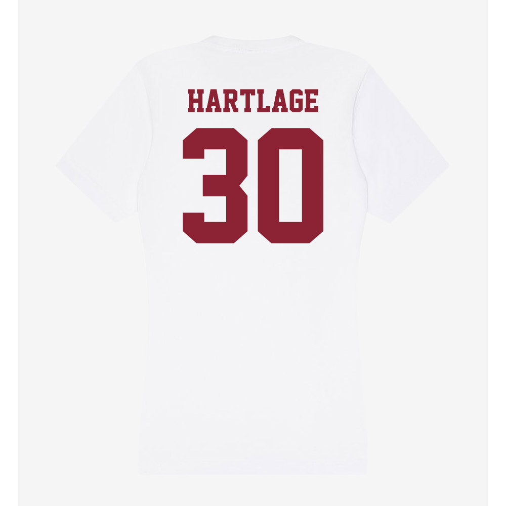 UMass - NCAA Men's Soccer : Crew Hartlage - Women's V-Neck T-Shirt-1